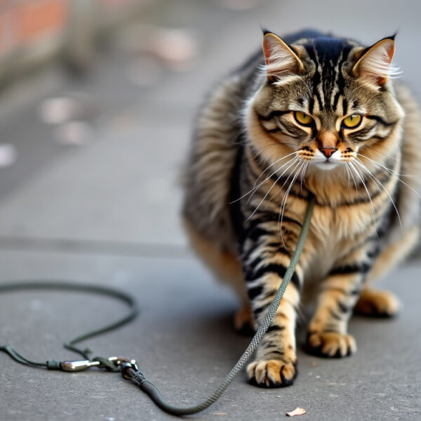 Spacer z kotem – jak nauczyć kota chodzenia na smyczy